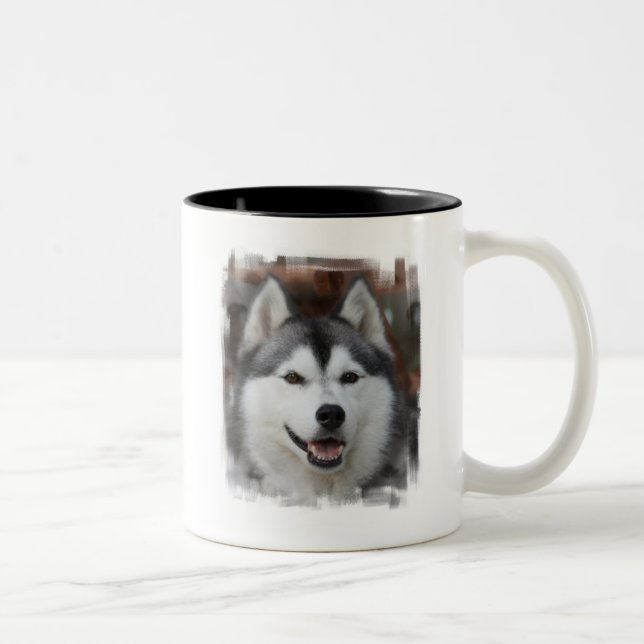 Taza de café fornida del perro (Derecha)