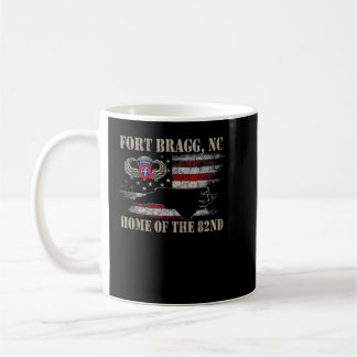 Taza De Café Fort Bragg NC Hogar Del 82º Vet De La Camiseta Aér