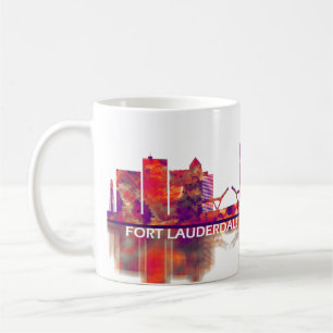 Taza De Café Fort Lauderdale Florida Skyline