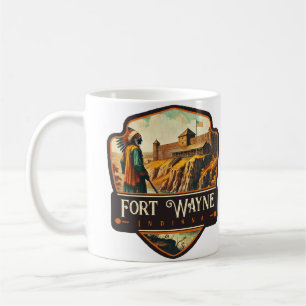 Taza De Café Fort Wayne, Indiana   Vintage