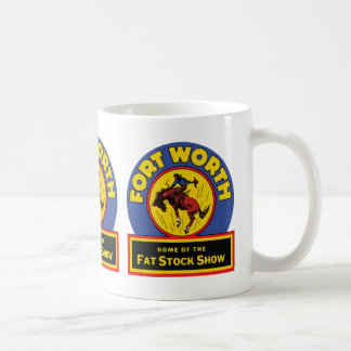 Taza De Café Fort Wort Fat Stock Show Coffee Mug