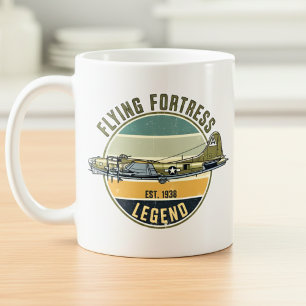 Taza De Café Fortaleza Volante B-17 Legendaria