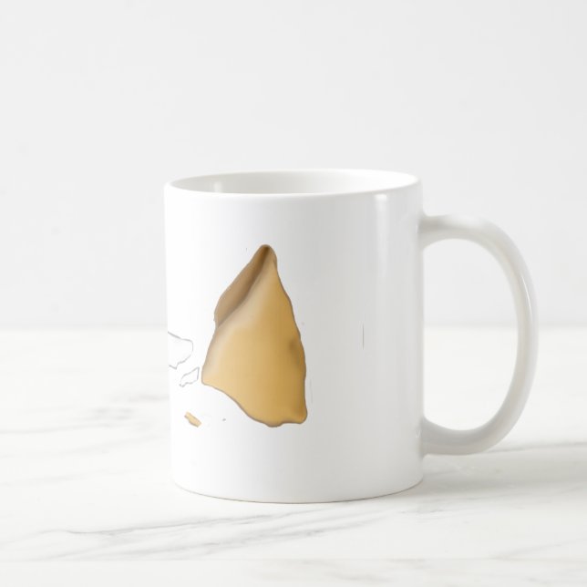 Taza De Café Fortune Cookie - Escribe tu propio texto (Derecha)