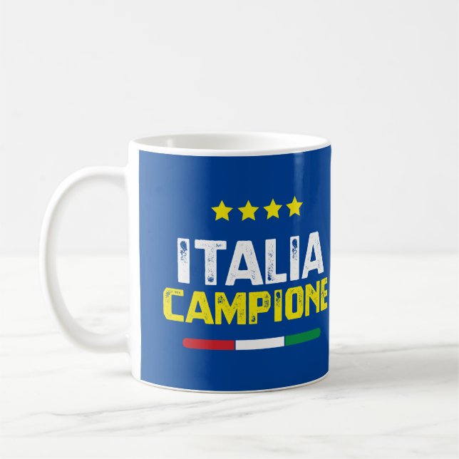 Taza De Café Forza Azzurri Italia Campione (Izquierda)