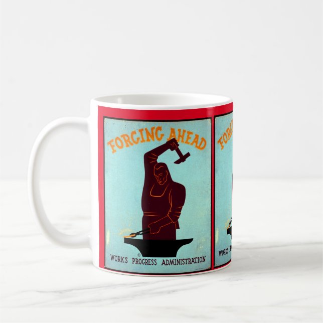 Taza De Café Forzar el café Mug (Izquierda)