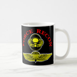 Taza De Café Forzar Jumpblack de buceador Recon