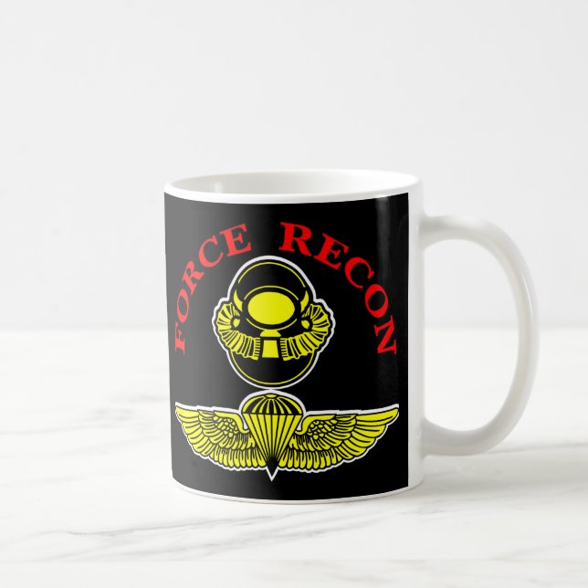 Taza De Café Forzar Jumpblack de buceador Recon (Derecha)