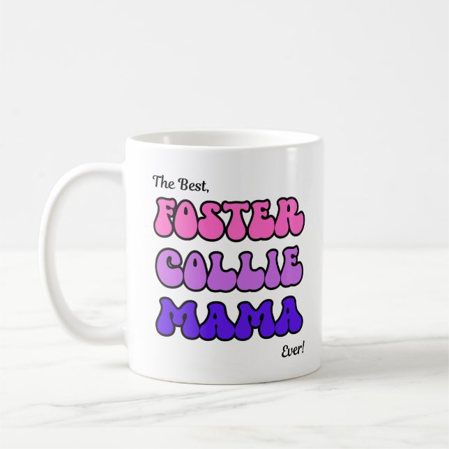 Taza De Café Foster collie mama mug (Izquierda)