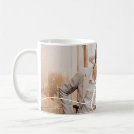 Taza De Café Foto Boda personalizada de Love Script