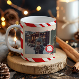Taza De Café Foto Boleto de Navidad Polar Express