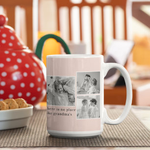 Taza De Café Foto Collage Pastel Mejor Regalo De Abuela Rosa