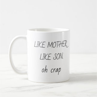 Taza De Café Foto como madre como hijo/hija café