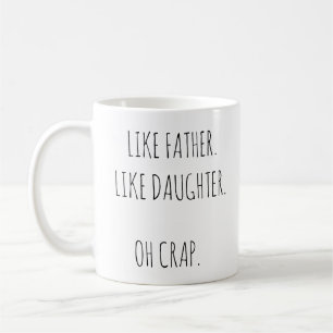Taza De Café Foto como padre, hija