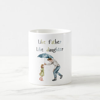 Taza De Café Foto como padre, hija/hijo