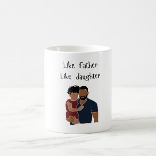 Taza De Café Foto como padre, hija/hijo