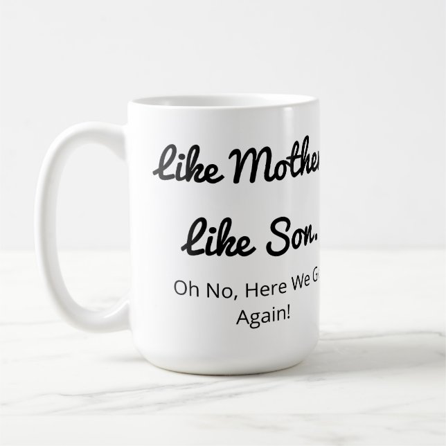 Taza De Café Foto Como Padre/Madre Como Hija/Hijo (Izquierda)