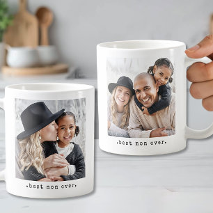 Taza De Café Foto Completa de Mejor Mamá Minimalista