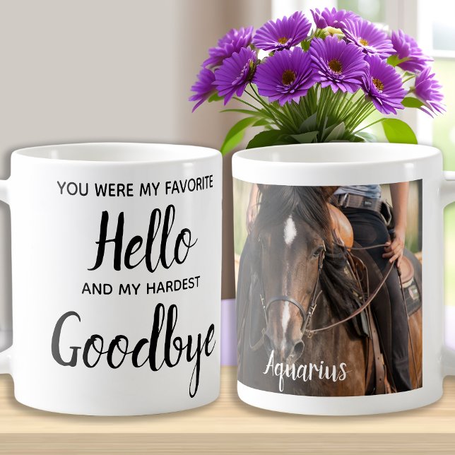 Taza De Café Foto conmemorativa de caballos (Subido por el creador)