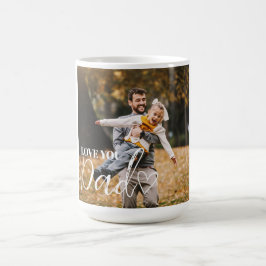 Taza De Café Foto de Amo personalizado a tu papá