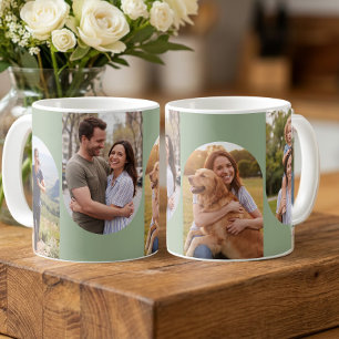 Taza De Café Foto de Arco de Moda 4 Imagen Verde Salvia
