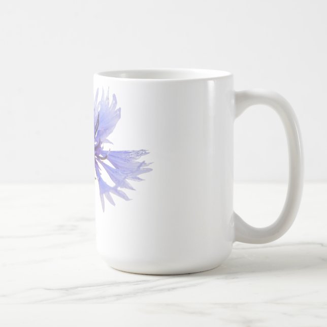 Taza De Café Foto de Blue Cornflower - (Derecha)