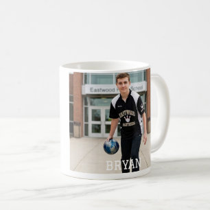 Taza De Café Foto de bolos personalizada de la clase de 2026