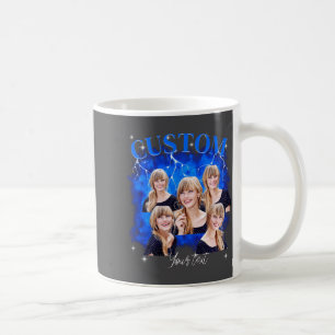 Taza De Café Foto de camiseta de rap de bootleg de los 90 