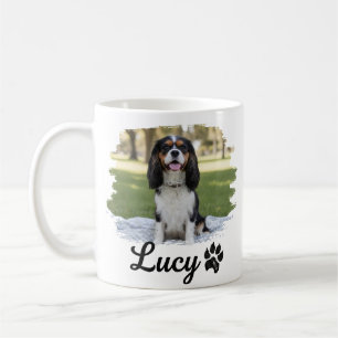 Taza De Café Foto de Cavalier King Charles Spaniel