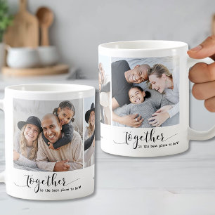 Taza De Café Foto de cita personalizada juntos