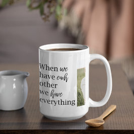 Taza De Café Foto de colección moderna de pareja romántica rega