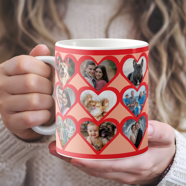 Taza De Café Foto de Corazón Personalizada (Subido por el creador)