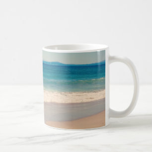 Taza De Café Foto de escena de playa Aqua
