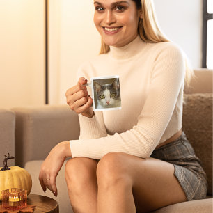 Taza De Café Foto de familia de Mascota personalizado personali