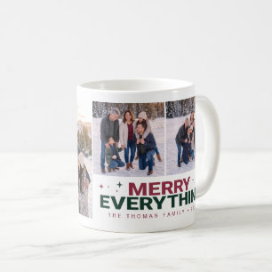 Taza De Café Foto de familia de todo feliz