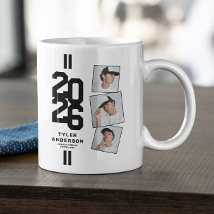 Taza De Café Foto de graduación deportiva 2025