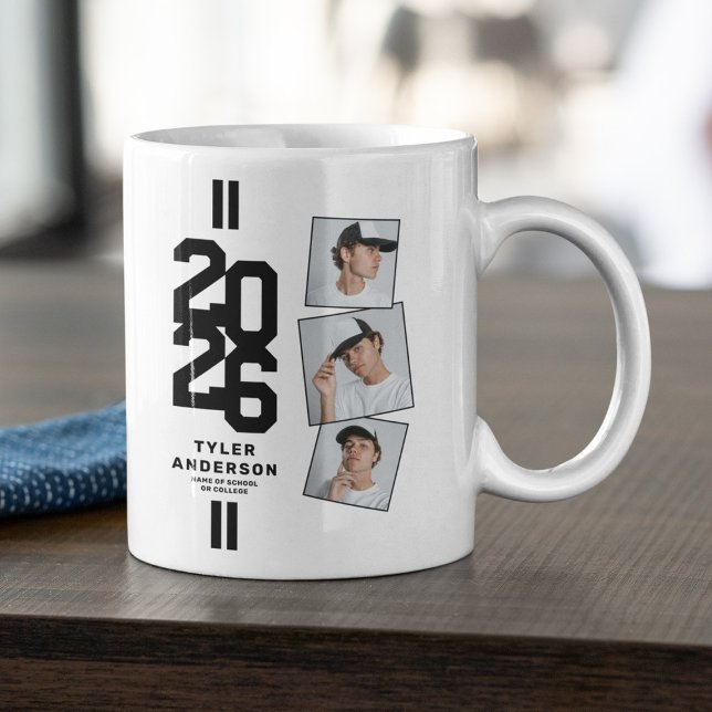 Taza De Café Foto de graduación deportiva 2025 (Subido por el creador)