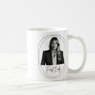 Taza De Café Foto de inauguración de la Primera Dama de Melania