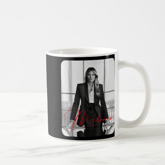 Taza De Café Foto de inauguración de la Primera Dama de Melania (Derecha)