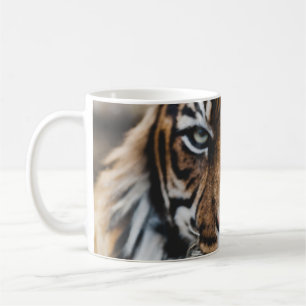 TAZA DE CAFÉ FOTO DE LA CARA DE TIGER