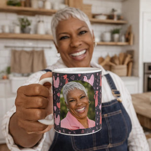 Taza De Café Foto de la casa de campo de gallinas galeras de co
