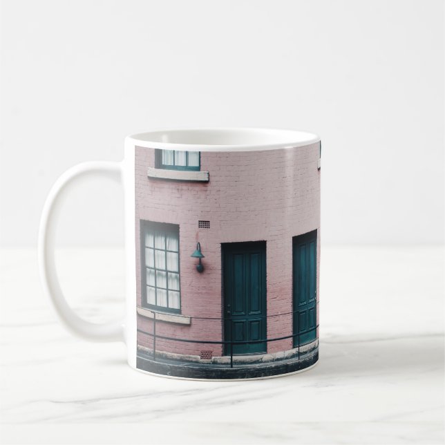 TAZA DE CAFÉ FOTO DE LA CONSTRUCCIÓN CON ESCALONES (Izquierda)