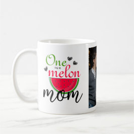 Taza De Café Foto De La sandía De Una Madre De Melón