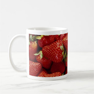 Taza De Café Foto de las fresas