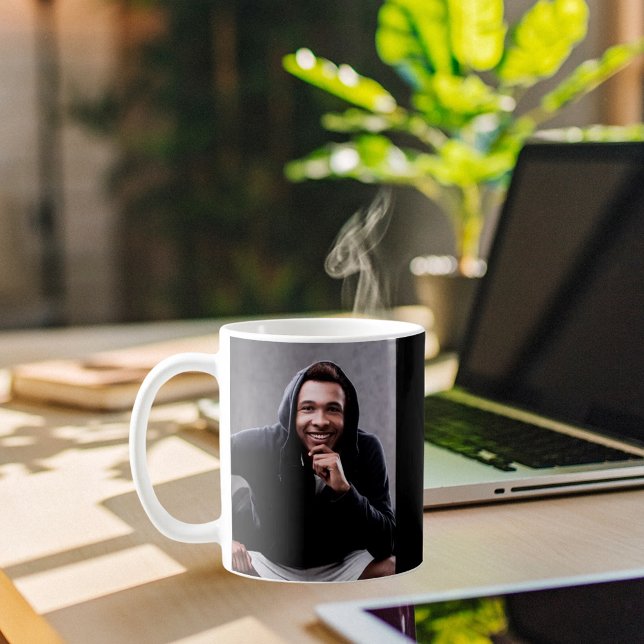 Taza De Café Foto de leyenda del mito del hombre blanco negro (Subido por el creador)