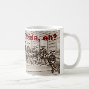 Taza De Café Foto de los Mounties del vintage de Canadá Eh