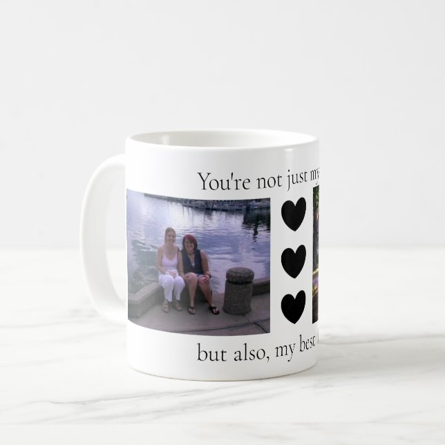Taza De Café Foto de madre e hija (Anverso izquierdo)