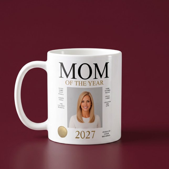 Taza De Café Foto de Mamá del Año (Subido por el creador)