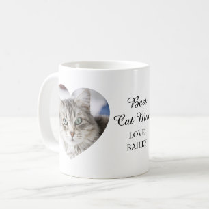 Taza De Café Foto de Mamá Gata Personalizada