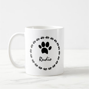 Taza De Café Foto de mascota de gato gatito lindo nombre de pat