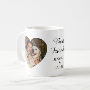 Taza De Café Foto de Mascota de los mejores amigos personalizad